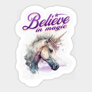 Believe in Magic Unicorns (horse) Sticker